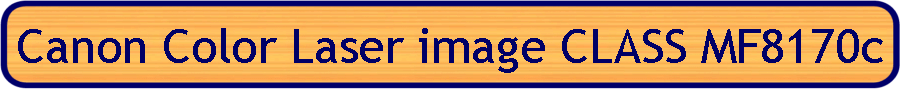 Canon Color Laser image CLASS MF8170c