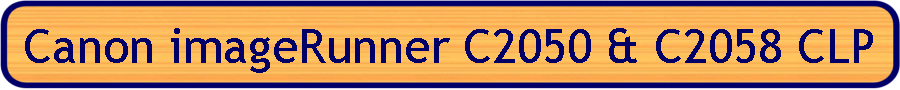 Canon imageRunner C2050 & C2058 CLP