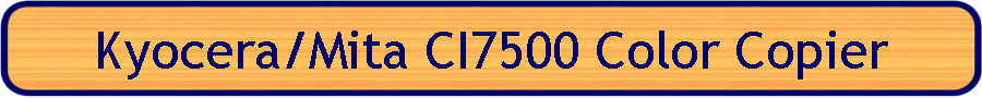 Kyocera/Mita CI7500 Color Copier